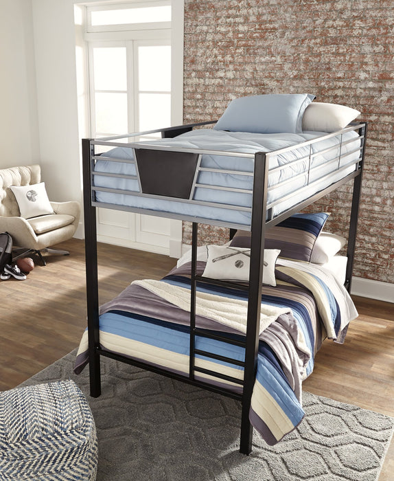 Dinsmore Twin/Twin Bunk Bed with Ladder