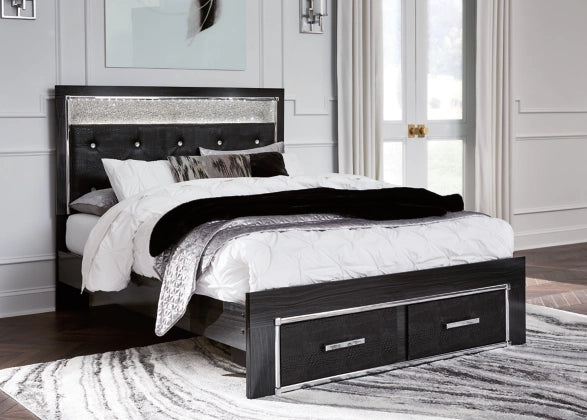 Kaydell Glam Upholstered Bed