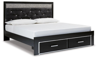 Kaydell Glam Upholstered Bed