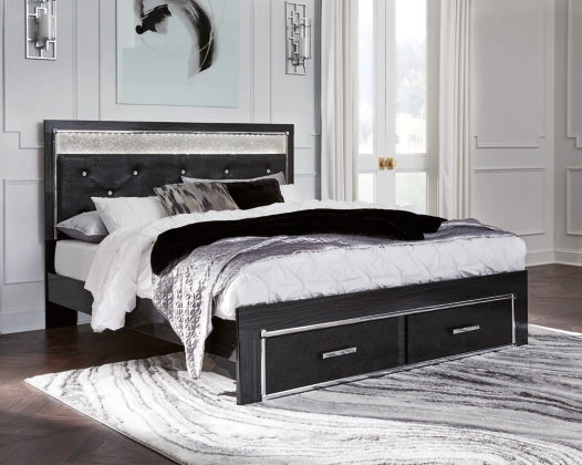 Kaydell Glam Upholstered Bed