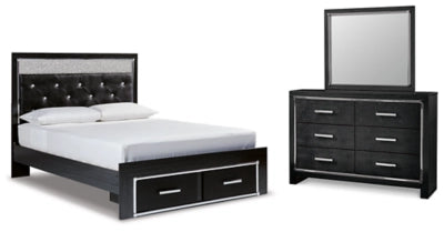 Kaydell Glam Upholstered Bedroom Set