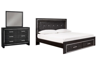 Kaydell Glam Upholstered Bedroom Set