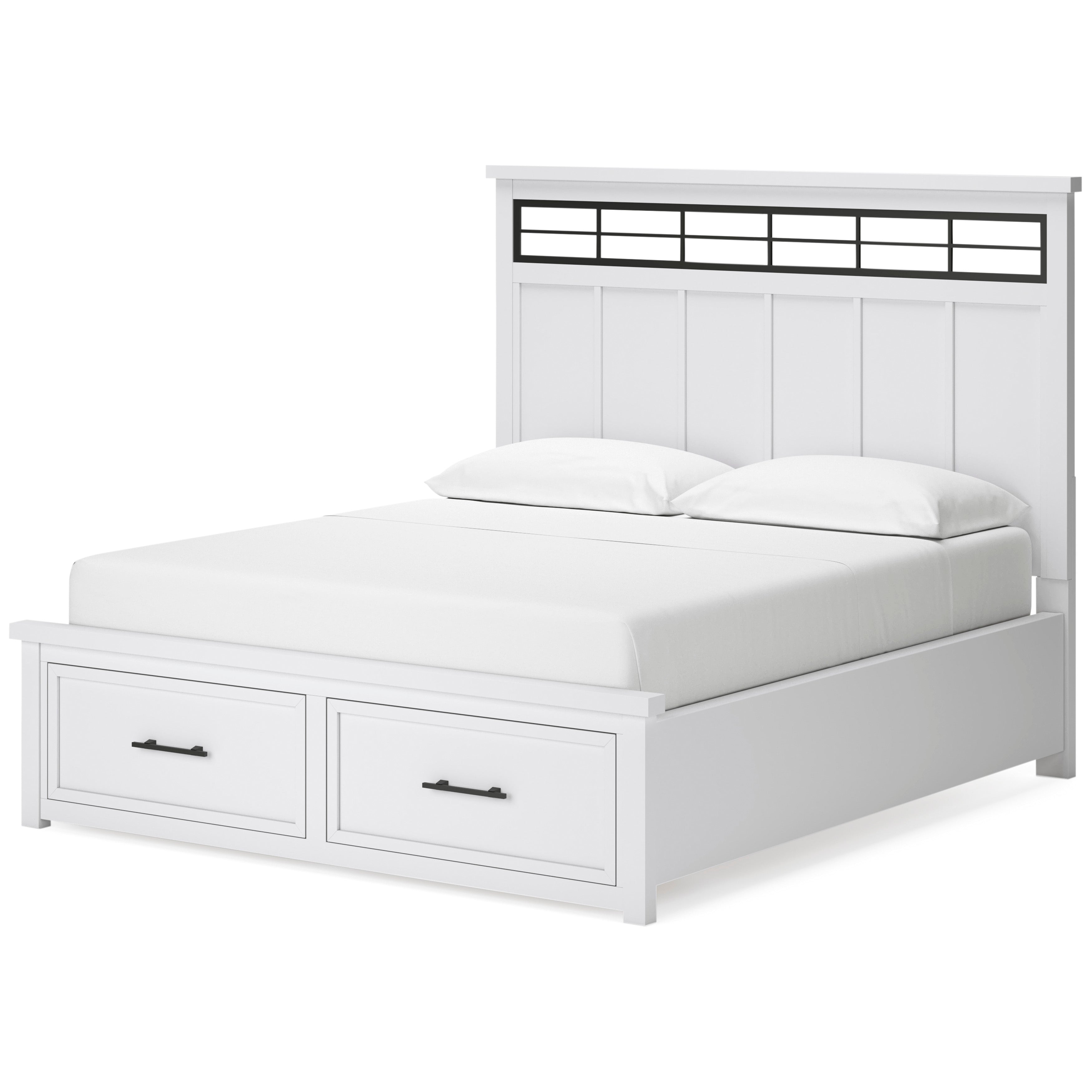 Ashbryn Panel Storage Bed - Dream Decor