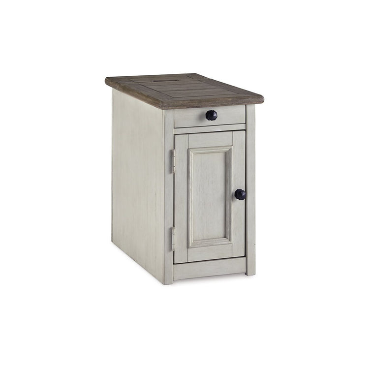 Bolanburg Chairside End Table with USB Ports & Outlets