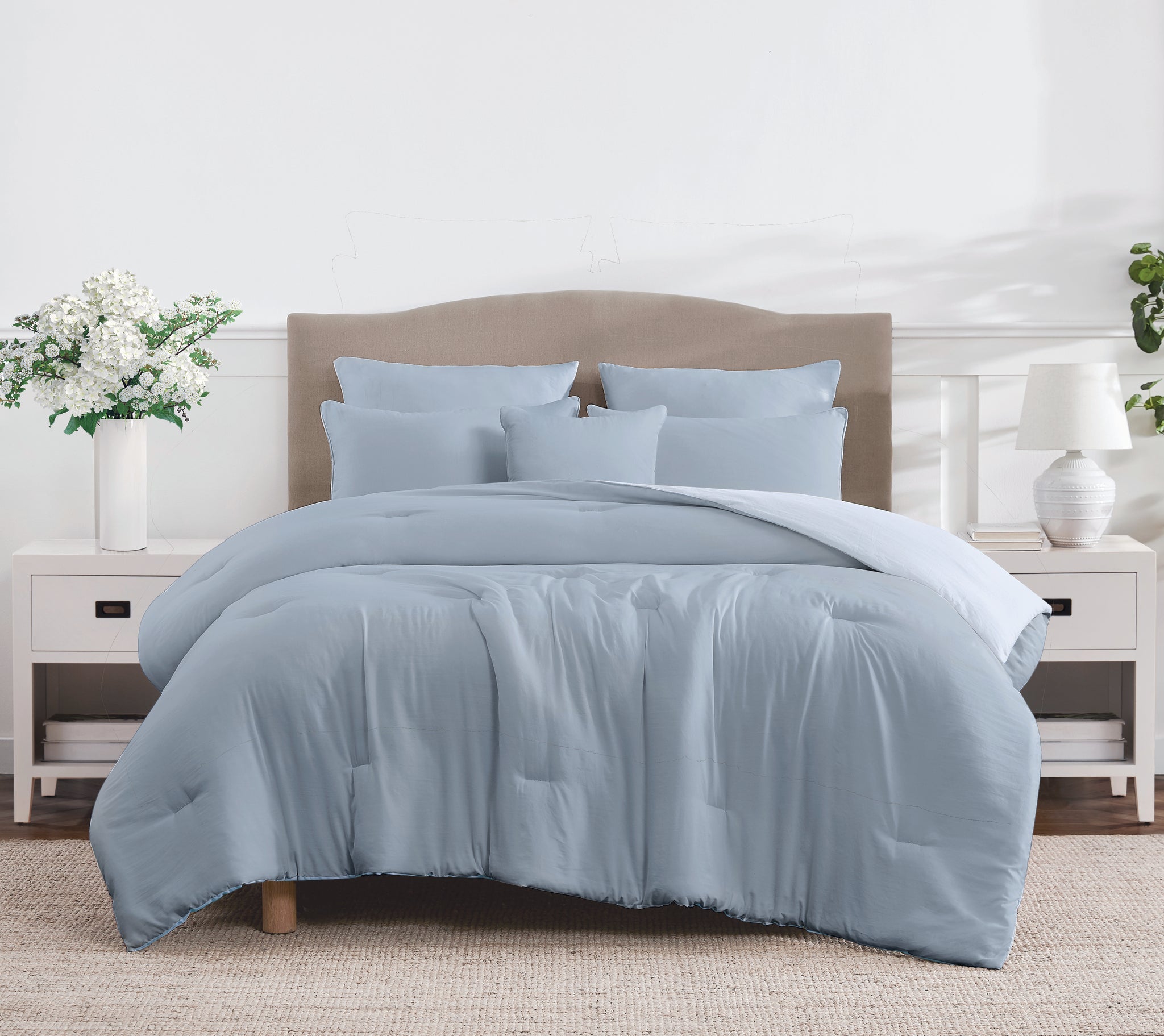 Amherst 6Pc Washed Rev Comforter - Dream Decor