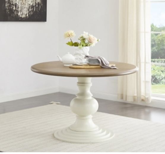 Shatayne Round DRM Pedestal Table