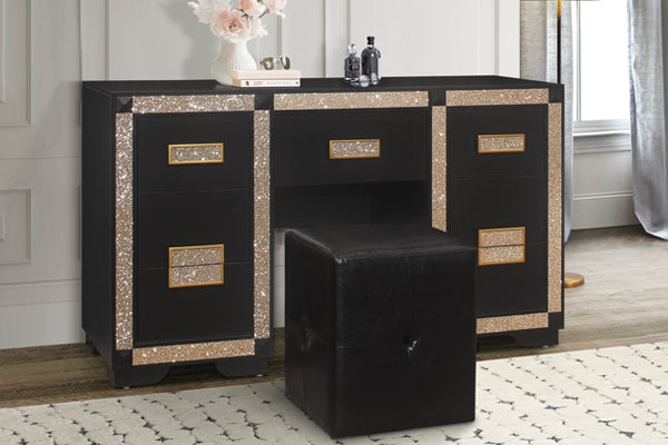 Chalice Vanity with Stool