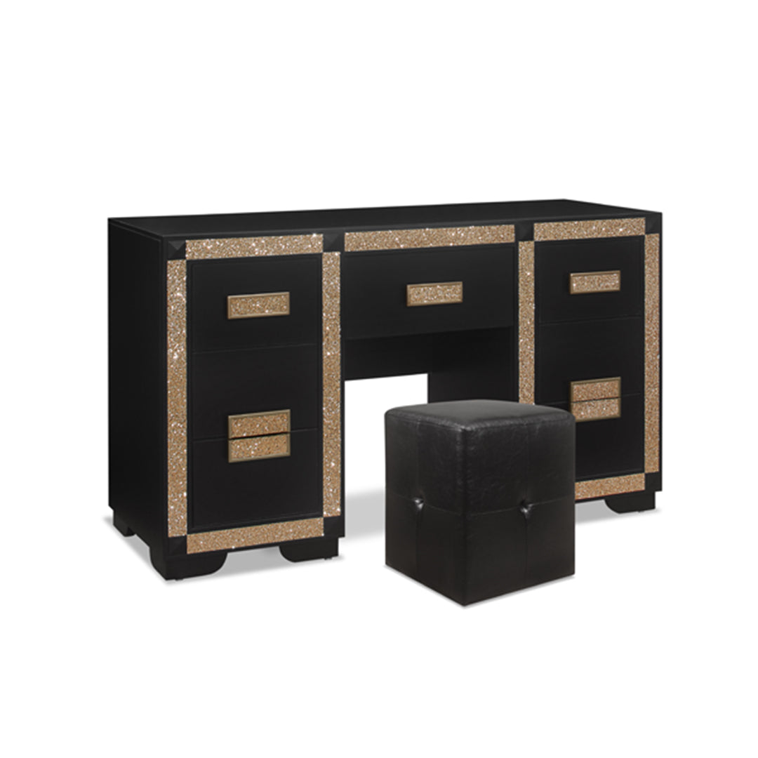 Chalice Vanity with Stool