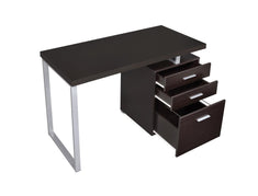 Brennan 3-drawer Office Desk Black