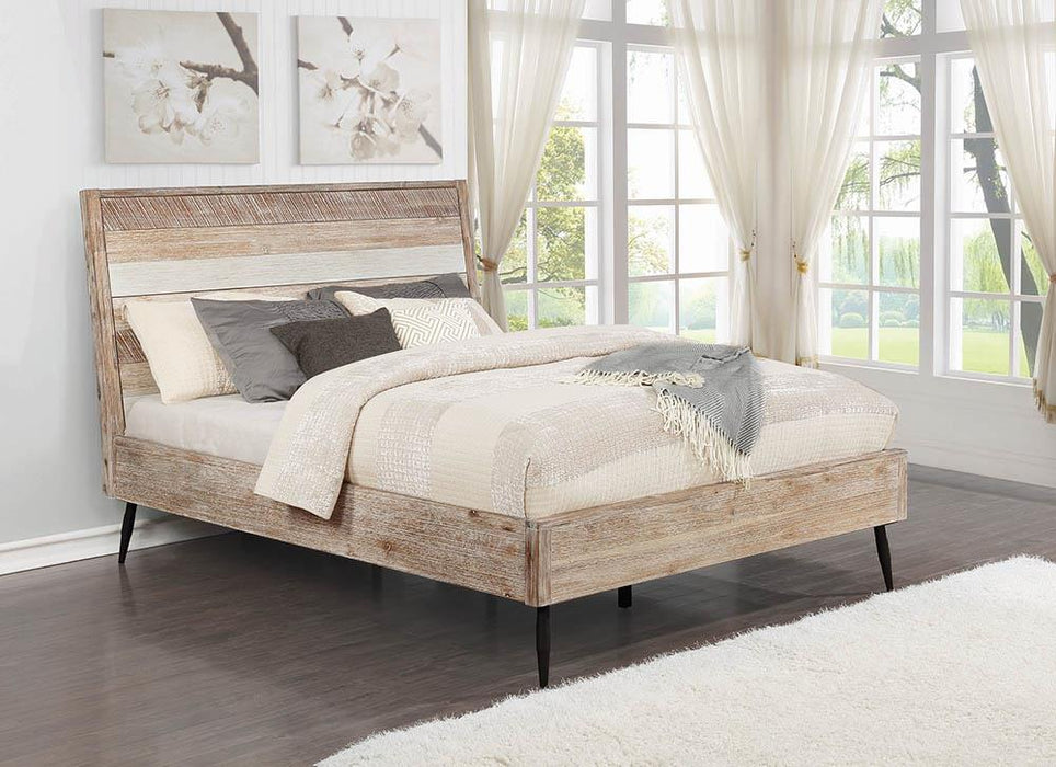 Marlow Eastern King Platform Bed Rough Sawn Multi