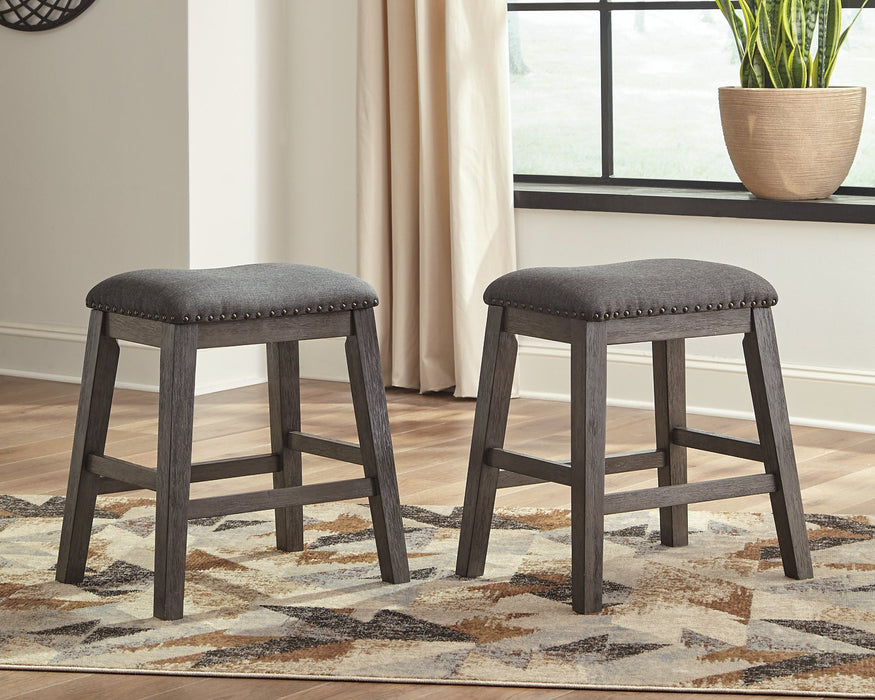 Caitbrook Counter Height Upholstered Bar Stool - Backless