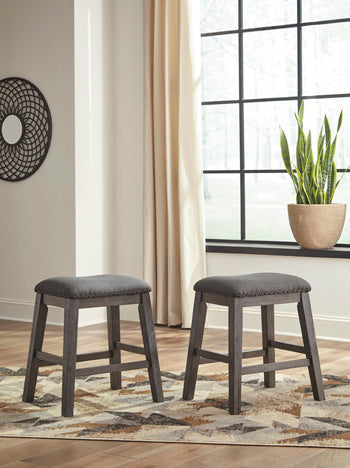 Caitbrook Counter Height Upholstered Bar Stool - Backless