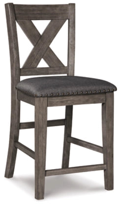 Caitbrook Upholstered Bar Stool - Dream Decor