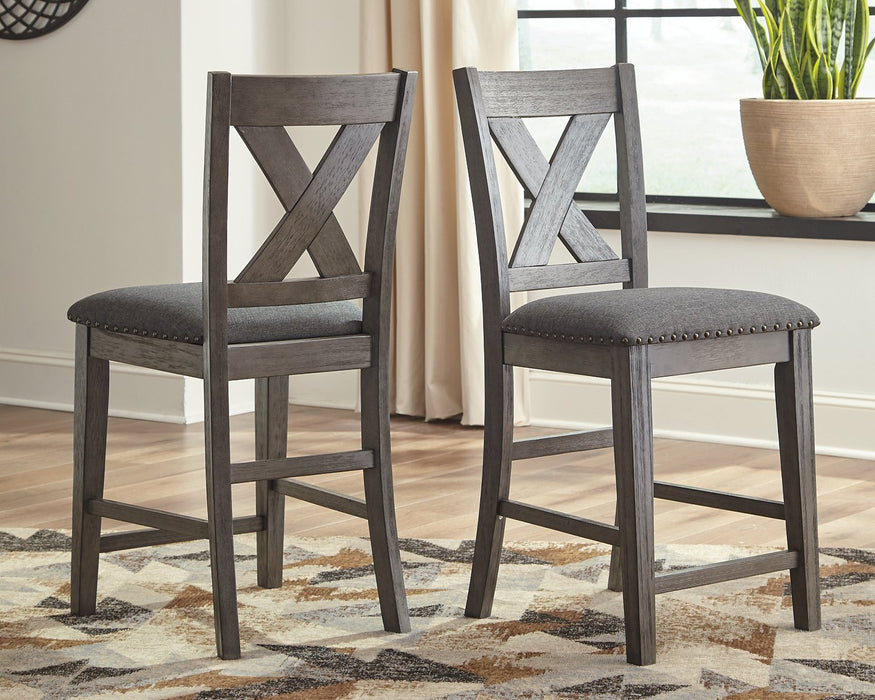 Caitbrook Counter Height Upholstered Bar Stool - Backless