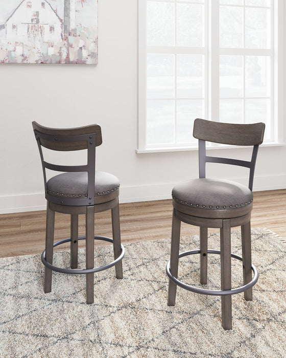 Caitbrook Curved Bar Stool