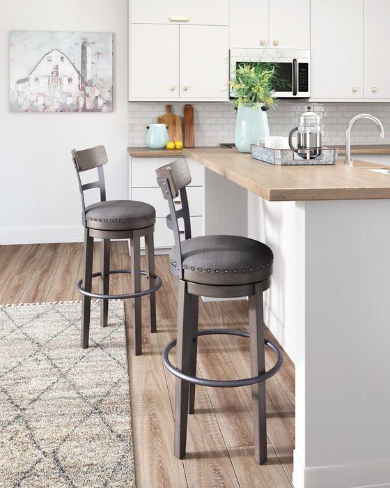 Caitbrook Curved Bar Stool