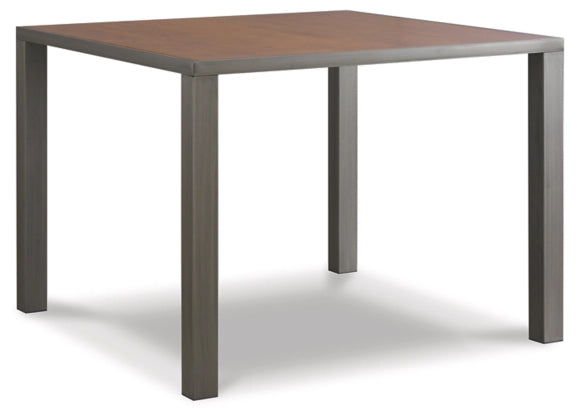 Stellany Square DRM Brown/Gray Counter Table