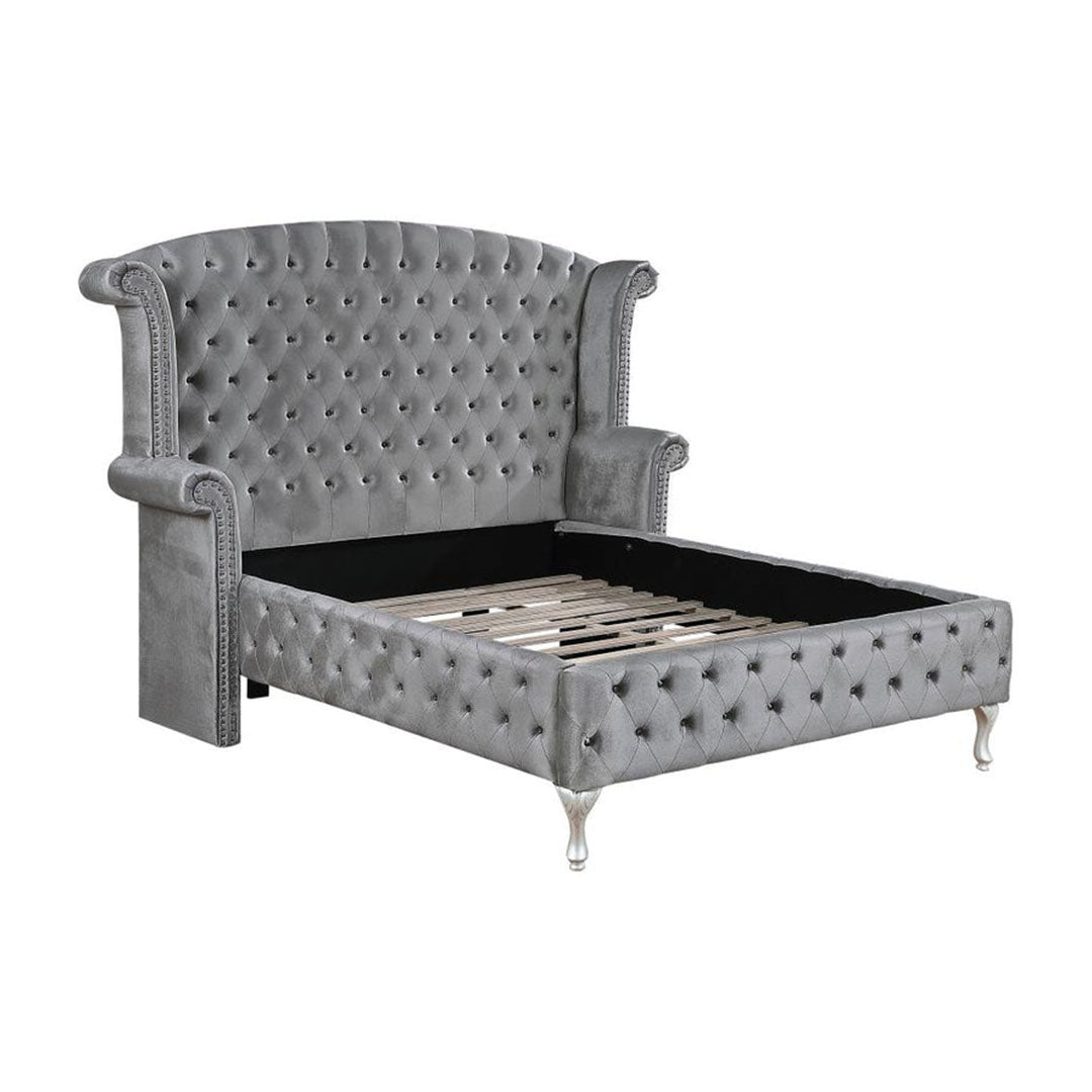 Deanna Upholstered Tufted Bed - Dream Decor