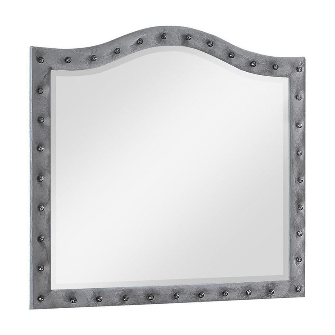 Deanna Button Tufted Mirror