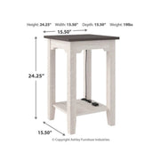 Dorrinson Chair Side End Table