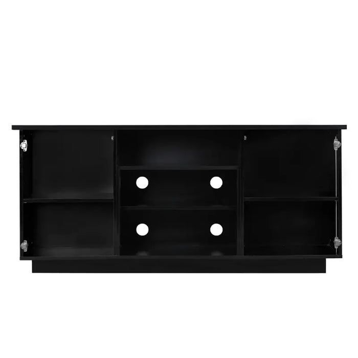 70in Tv Console W/o Doors - Black