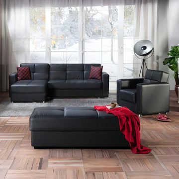 Elegant U Shaped Sectional 4
