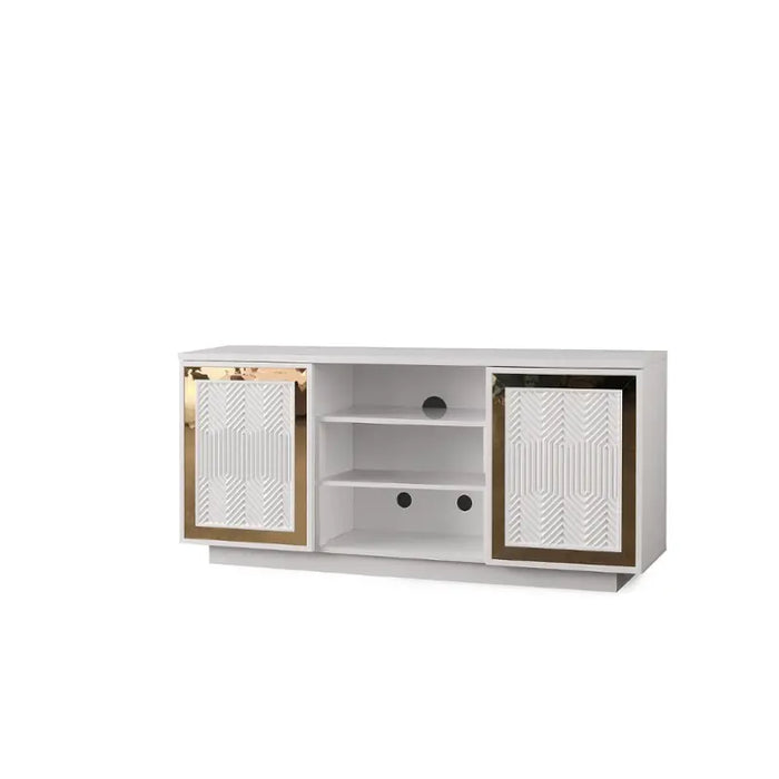 95in Tv Console W/o Doors - Silver