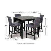 Juego de comedor de altura de mostrador Garvine