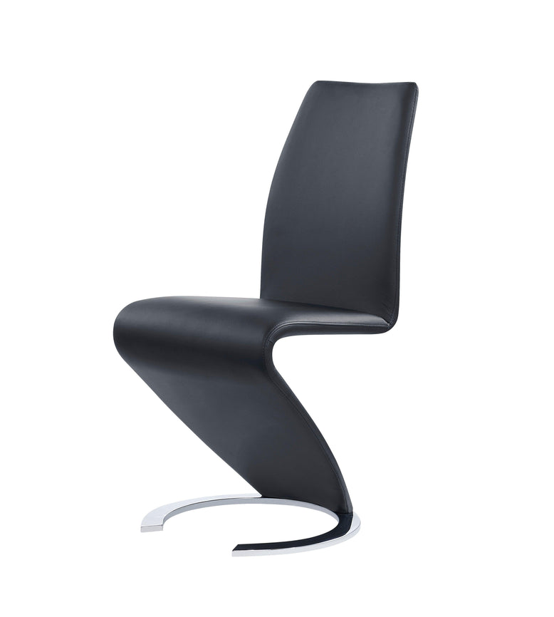 Black Dining Chair D9002DC-BL (M) - Dream Decor