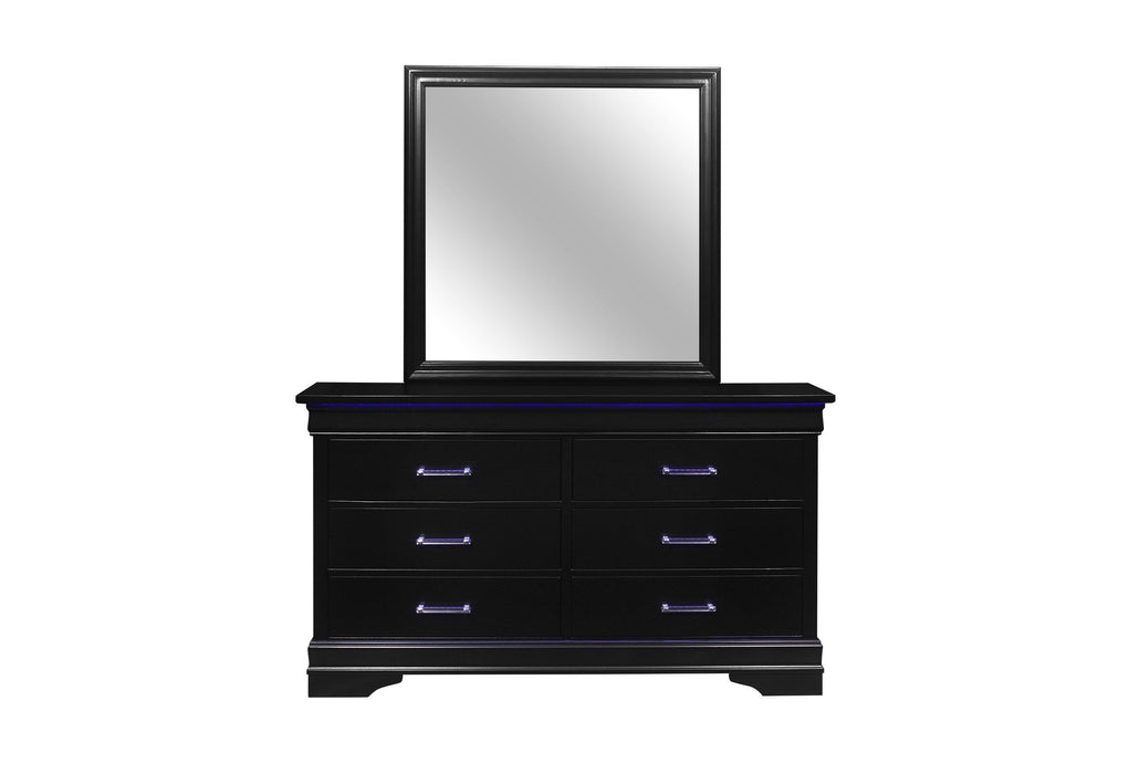 CHARLIE BLACK DRESSER WITH LED image