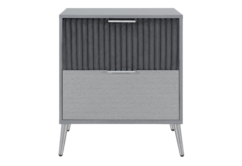 ENZO DARK GREY NIGHTSTAND image