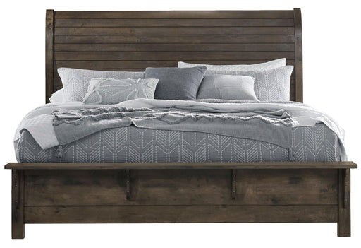 PETER GREY OAK KING BED image