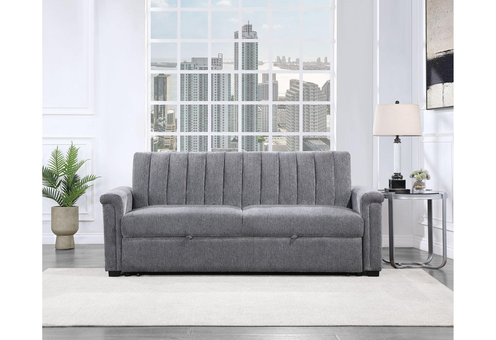 Dark Grey Pull-Out Sofa