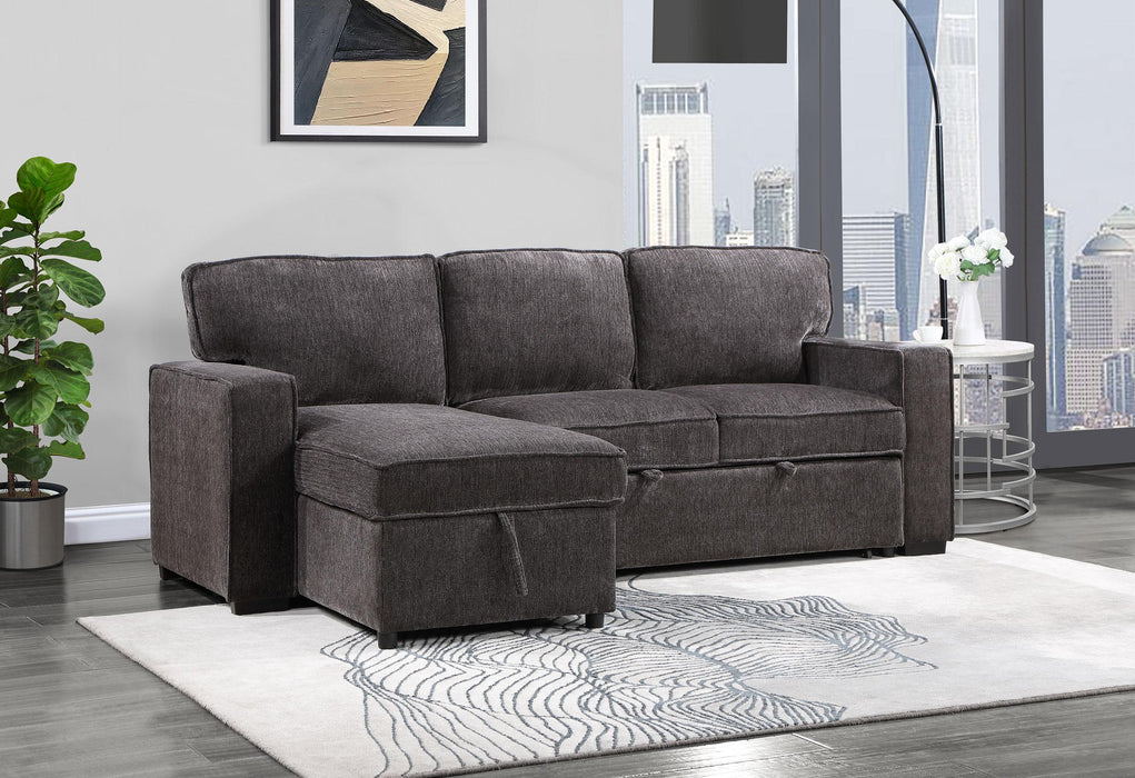 Dark Grey Pull-Out Sofa