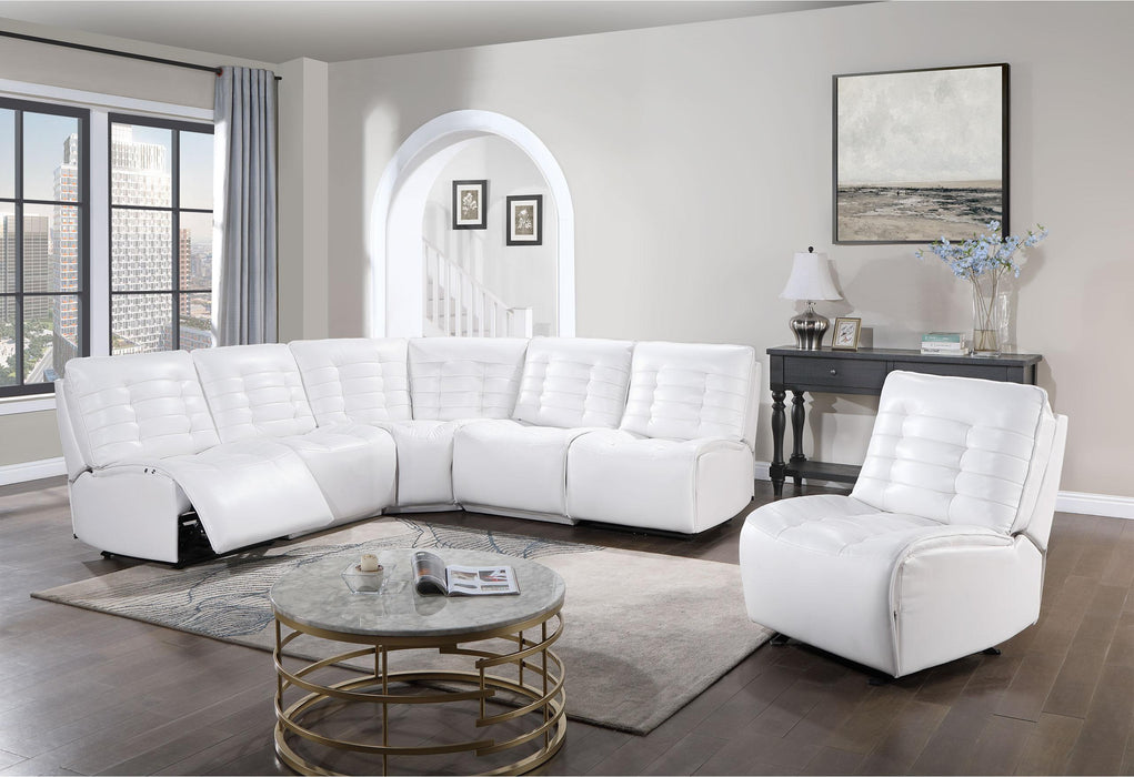 U6066 Blanche 3 Power Sectional