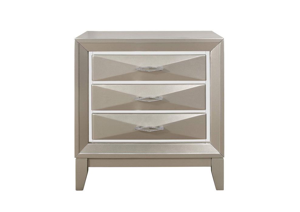 Jade Nightstand White