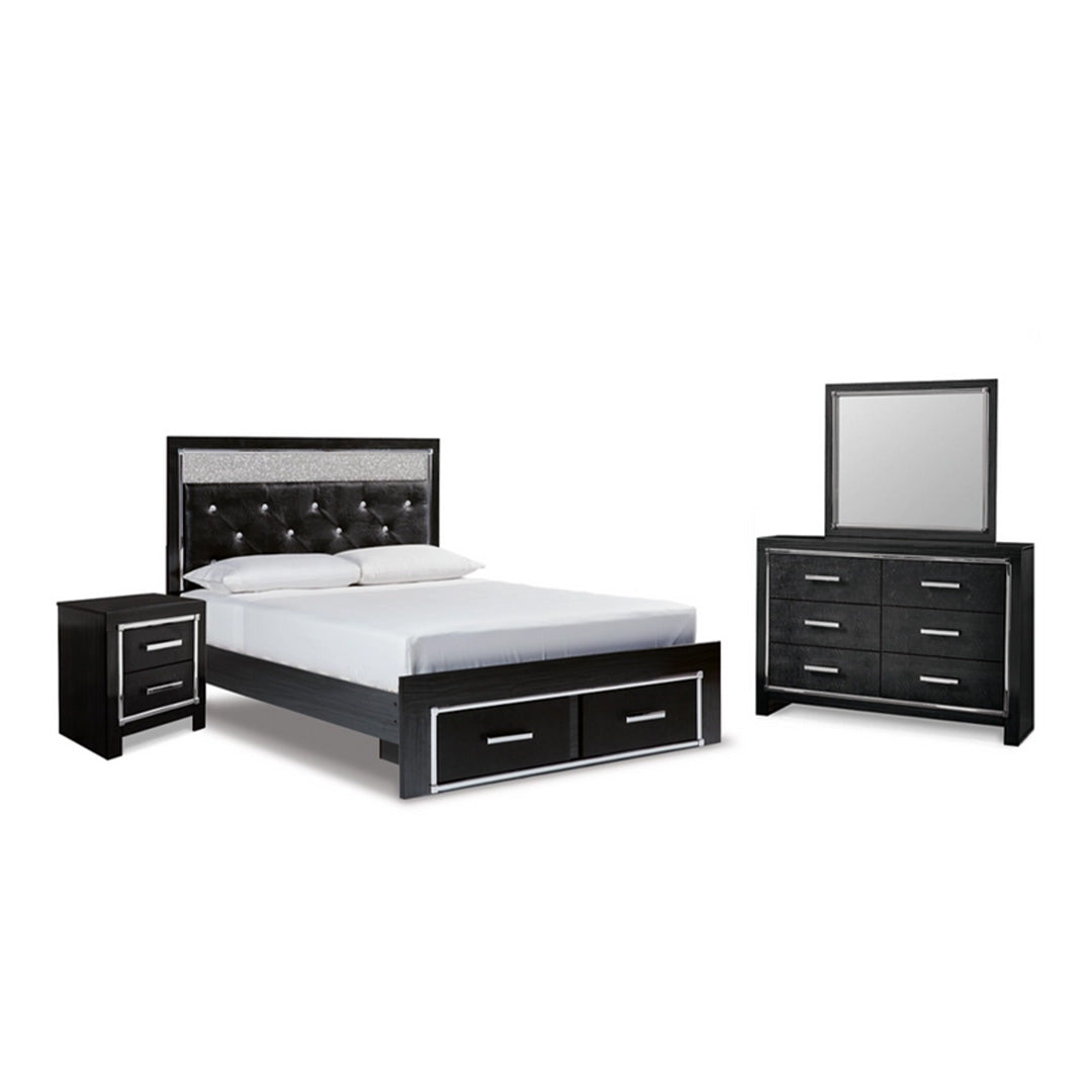 Kaydell Glam Upholstered Bedroom Set