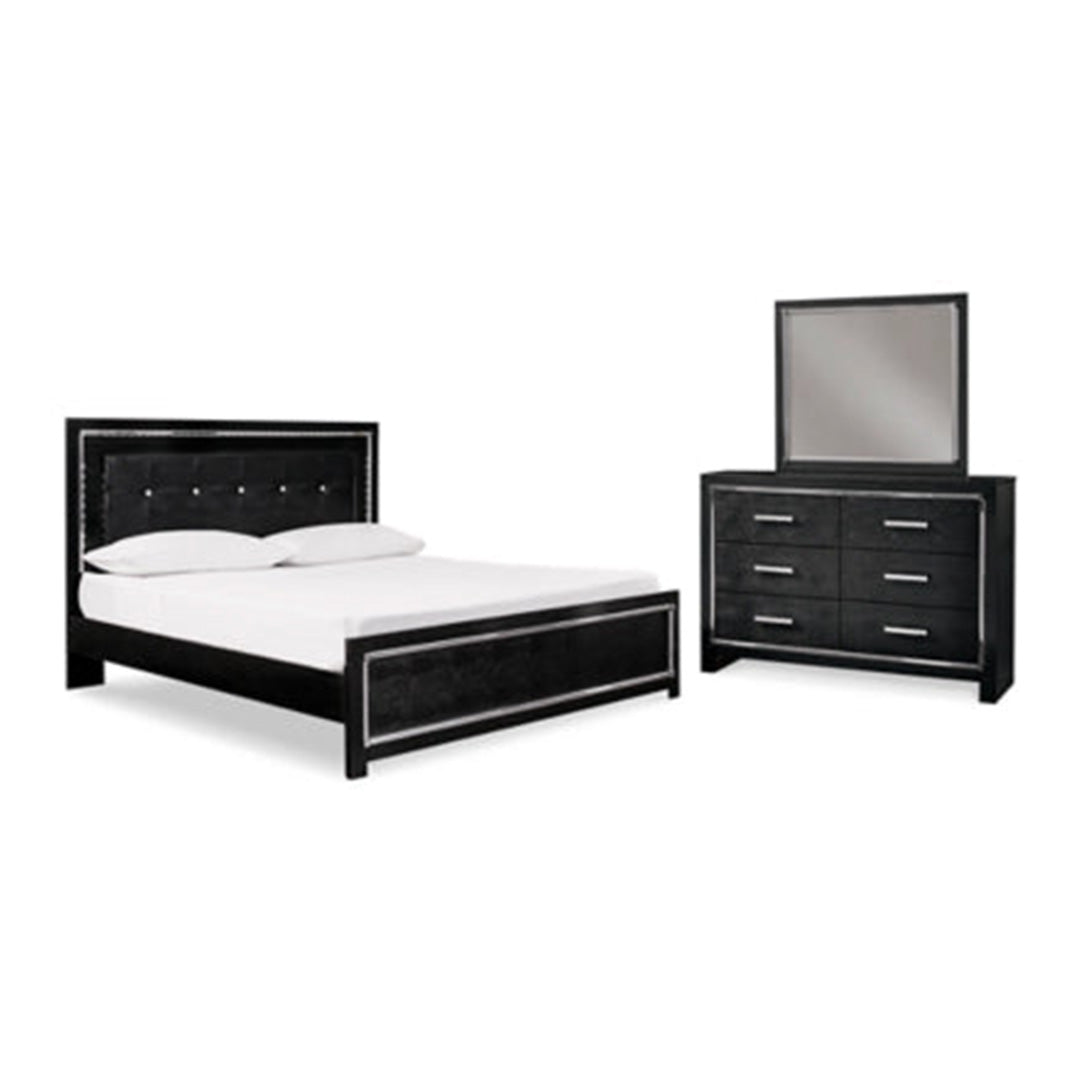 Kaydell Glam Upholstered Bedroom Set
