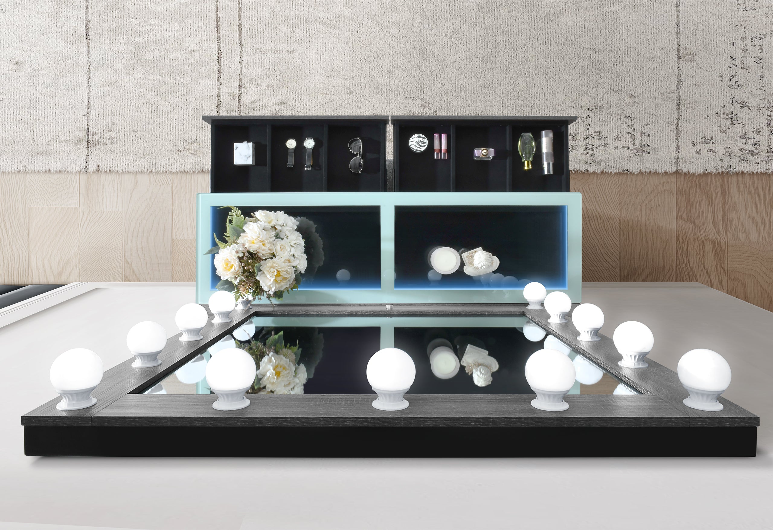 Lexi Vanity Set with Stool