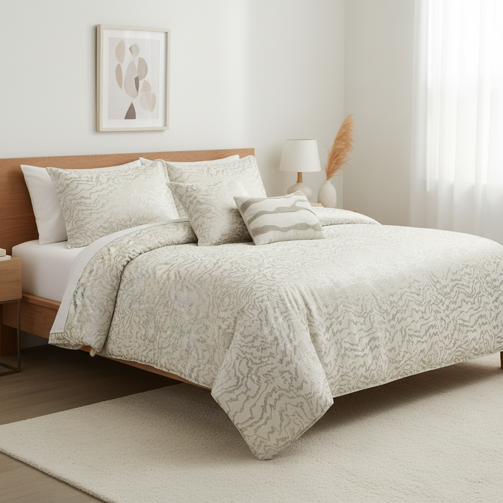 Busan Botanical Line Art 5-Piece Comforter Set