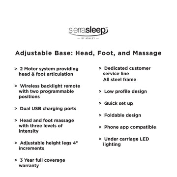 Head-Foot Model Better Adjustable Base - Dream Decor