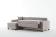 Modern Mocca Sectional: Features tasteful fabric and a design that fits beautifully in any house