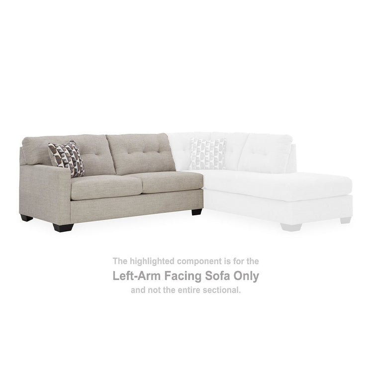 Mahoney Pebble Sectional with Chaise 4