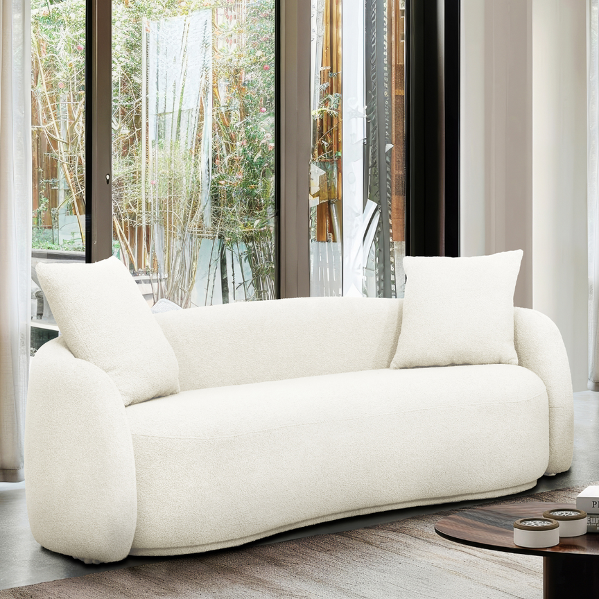 Meridian Curved Loveseat