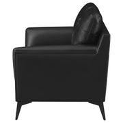 Moira Upholstered Wedge Arm Tufted Loveseat 5