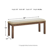 Moriville Dining Bench - Dream Decor