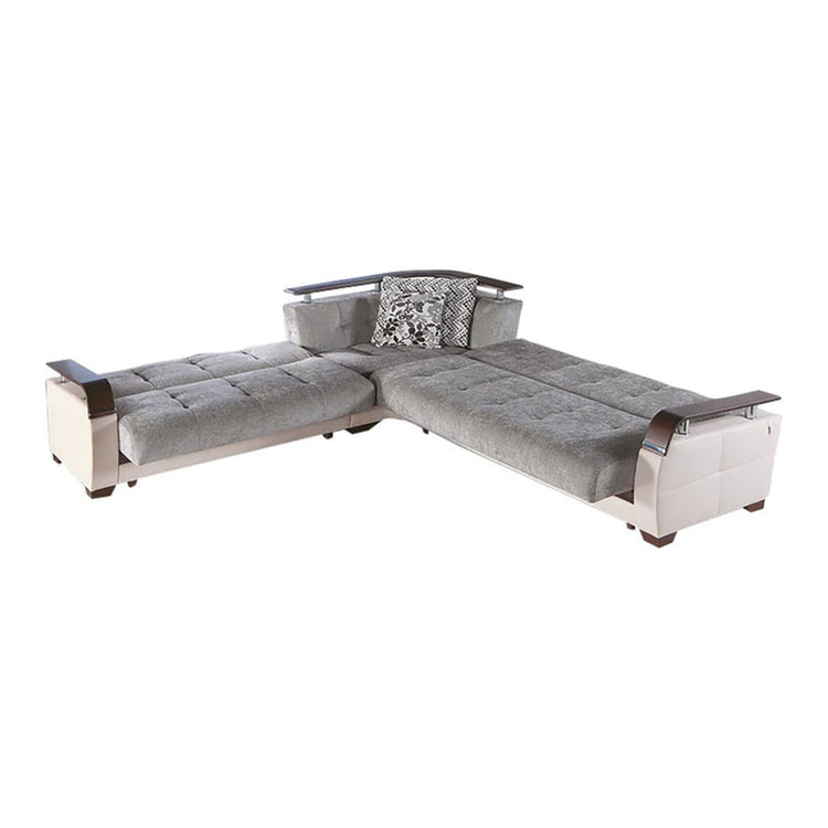 Natural L-Shaped Sectional - Dream Decor