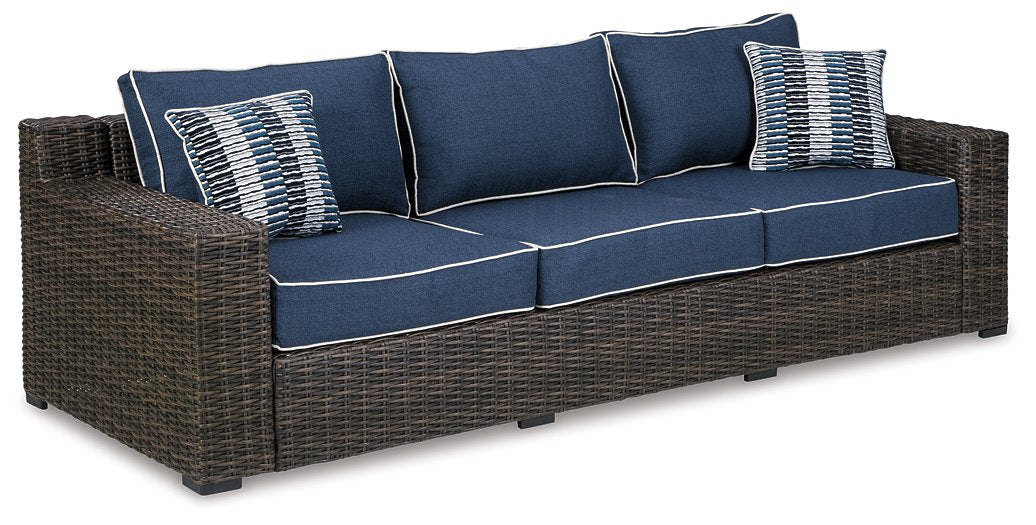 Grasson Lane Outdoor Sofa and Loveseat with Coffee Table