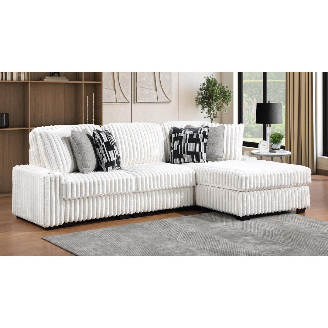 Puffy Sectional with Chaise
