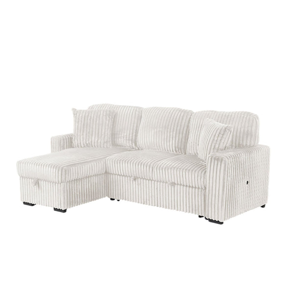 Plush L-Shaped Sectional